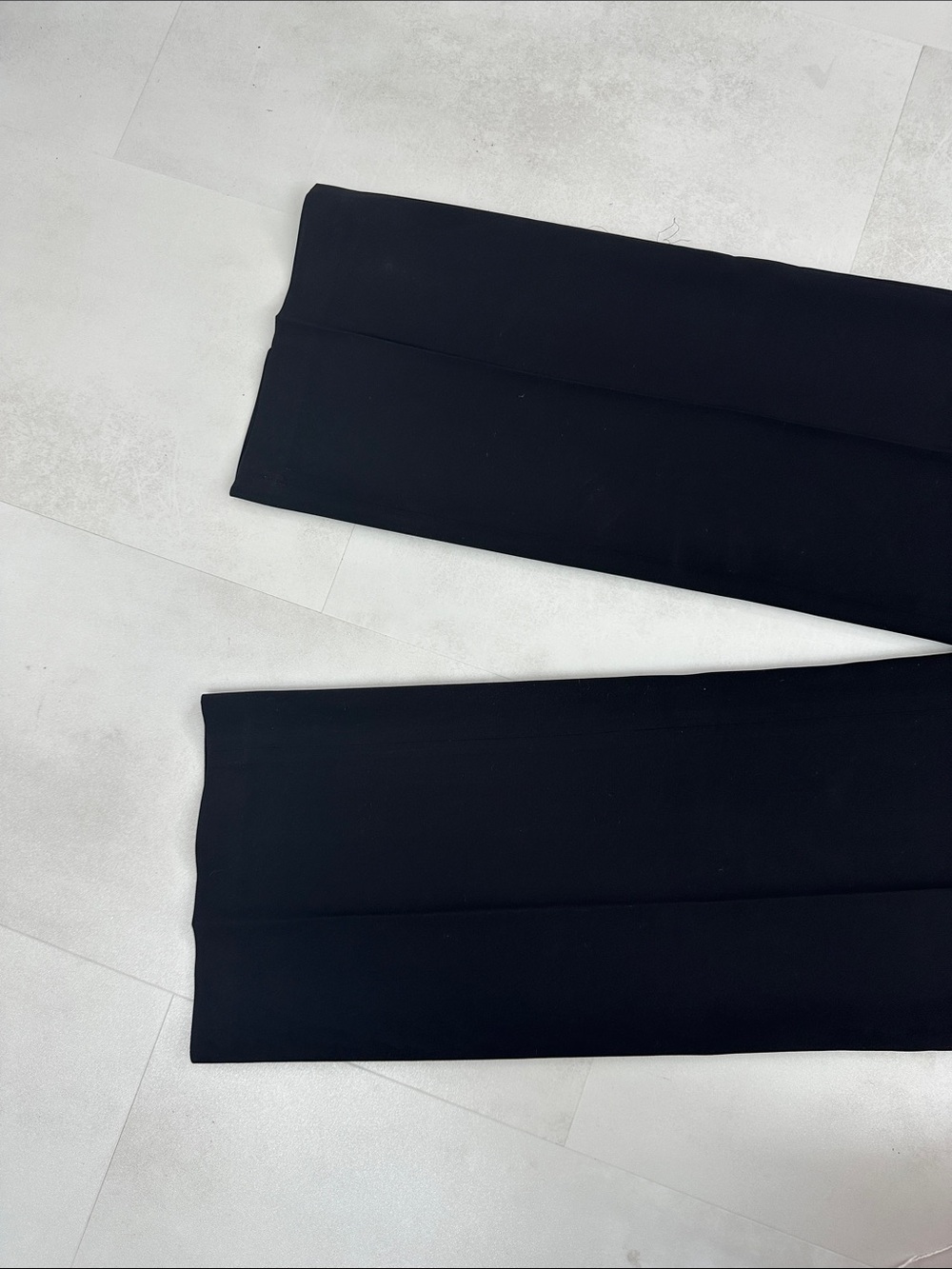 David Lawrence Classic Black Wide-Leg Dress Pants - Picture 3 of 5